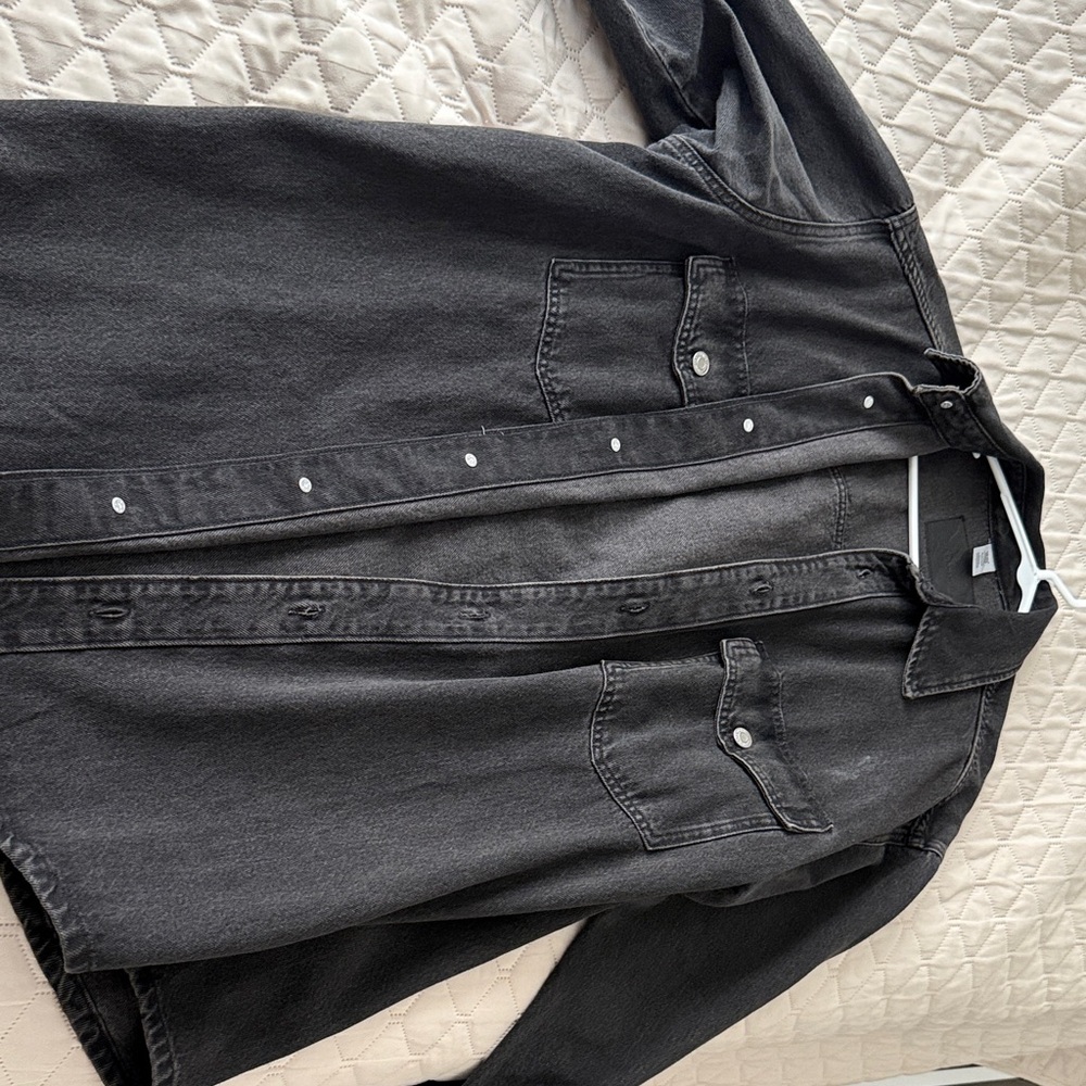 Black Denim Jean Jacket